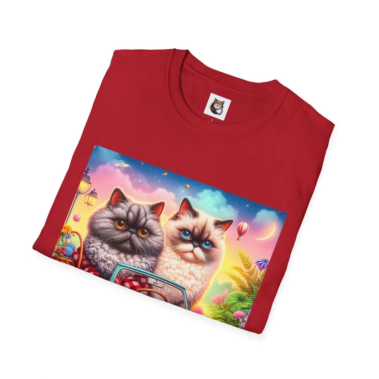 Selkirk Rex Cat T-Shirt tiny car