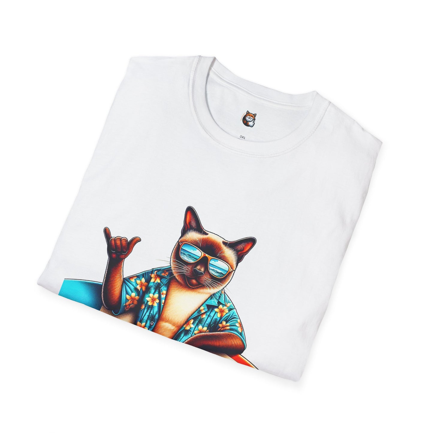 Siamese Cat surfing