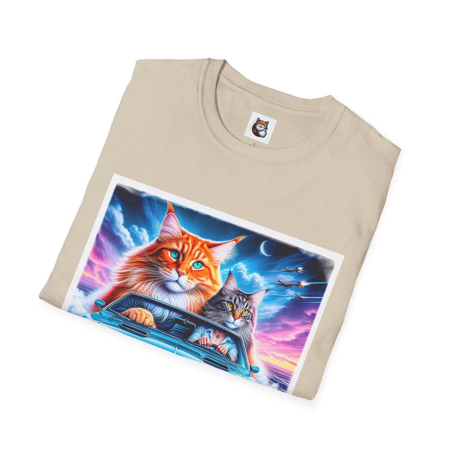 Wacky Maine Coon Unisex Softstyle T-Shirt