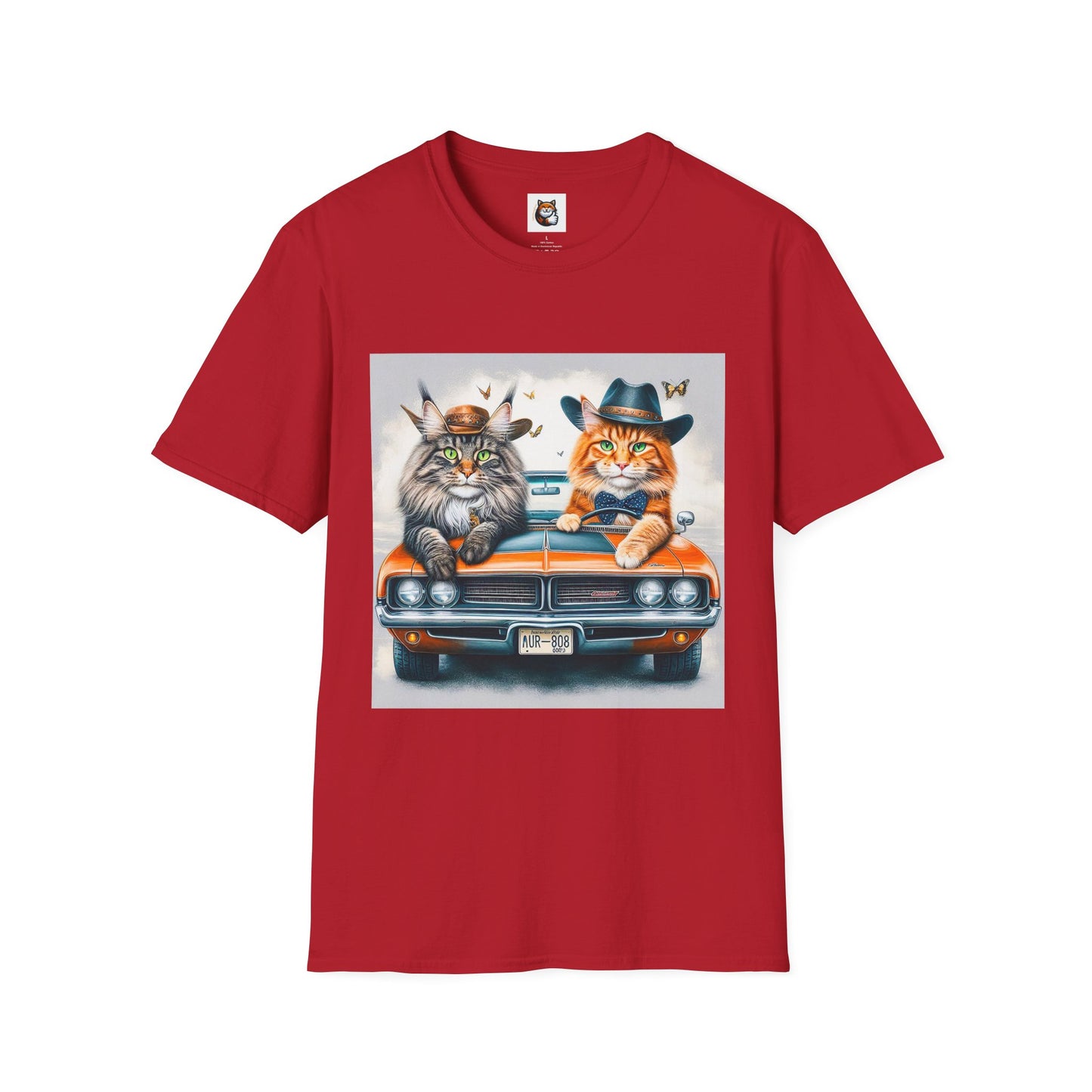 Wacky Maine Coon Unisex Softstyle T-Shirt