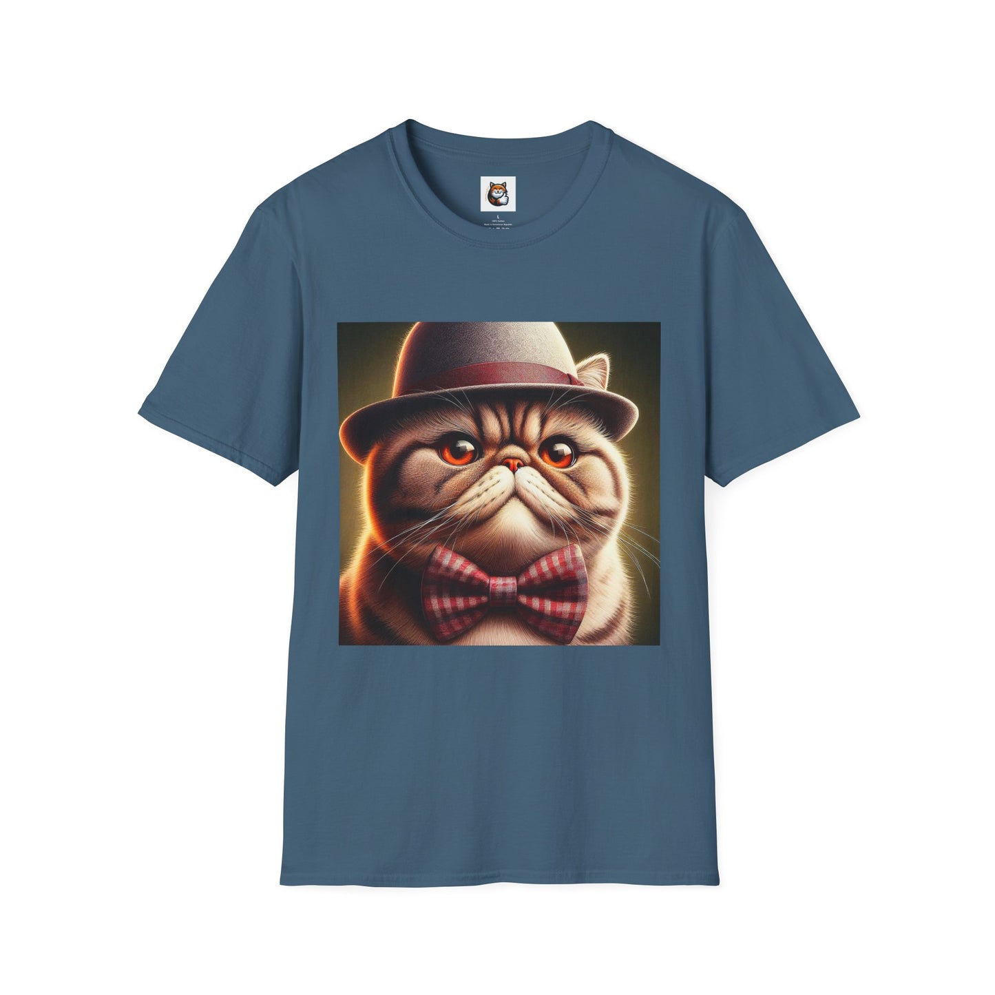 Exotic Shorthair Cat Unisex Softstyle T-Shirt
