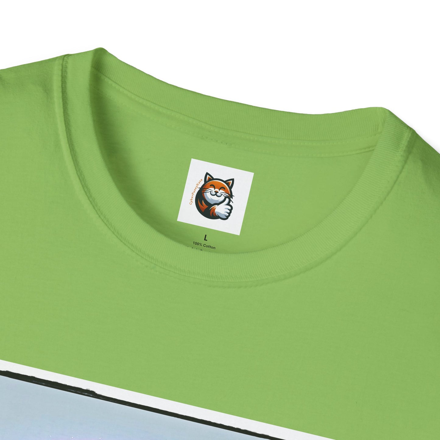 Devon Rex Cat rainbow Softstyle T-Shirt