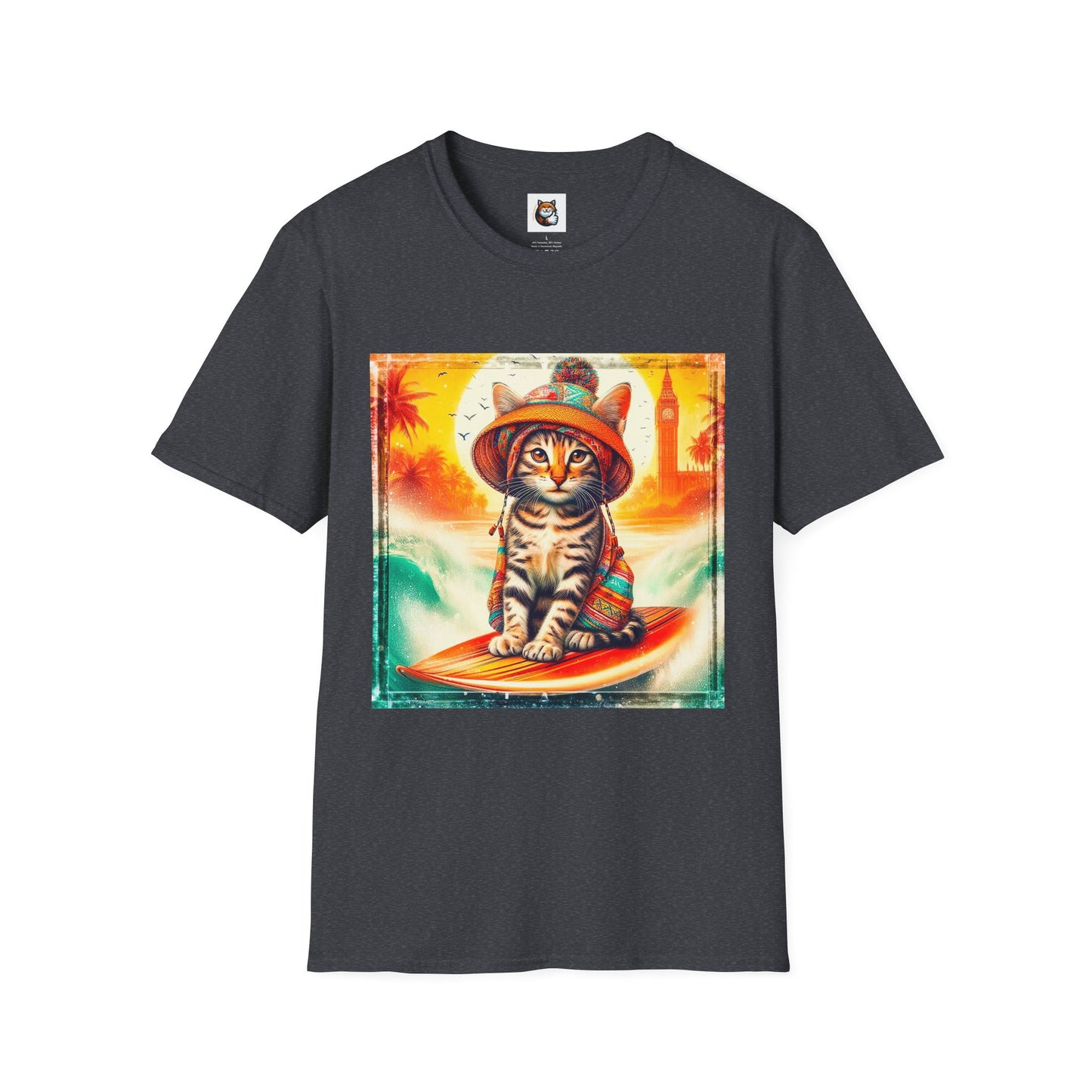 Domestic Cat Unisex Softstyle T-Shirt