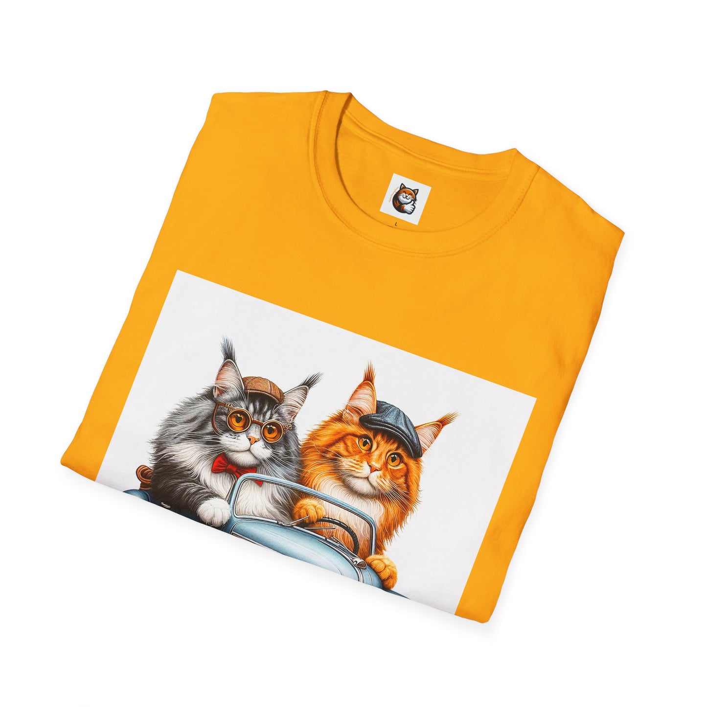 Wacky Maine Coon Unisex Softstyle T-Shirt