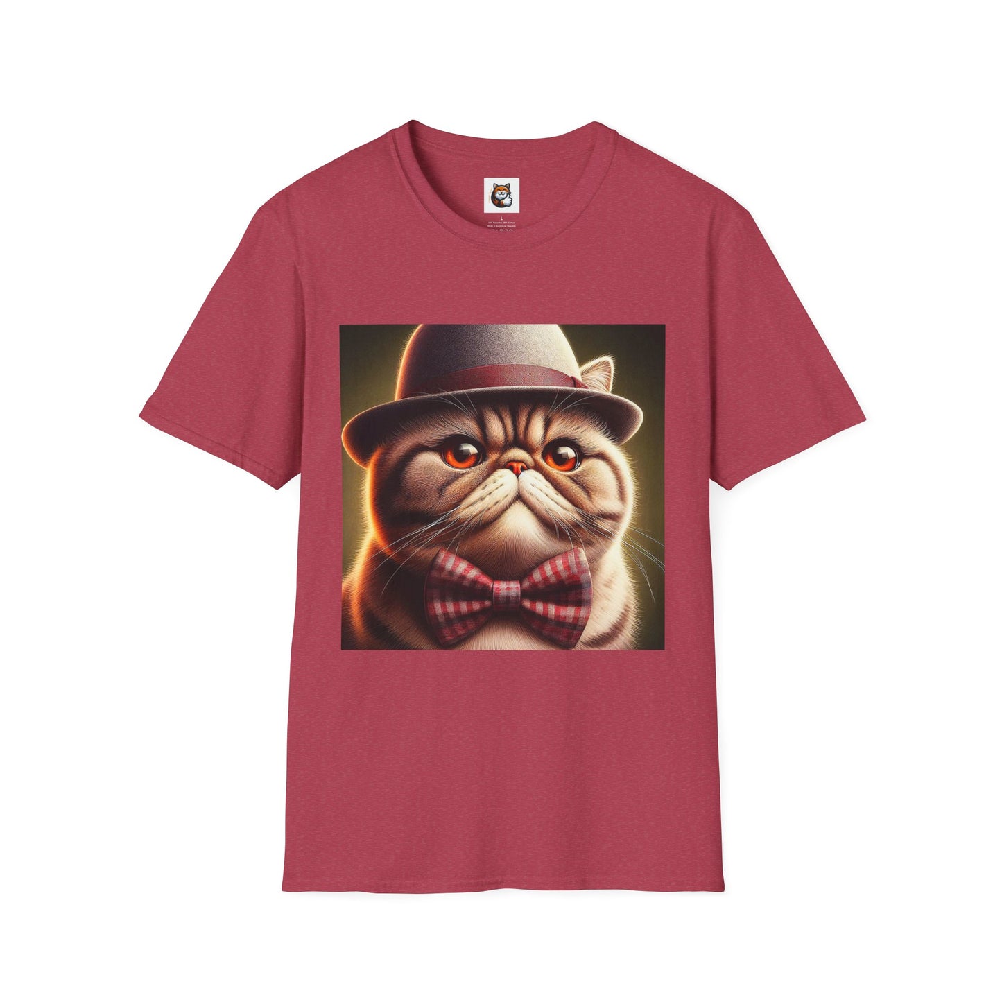 Exotic Shorthair Cat Unisex Softstyle T-Shirt
