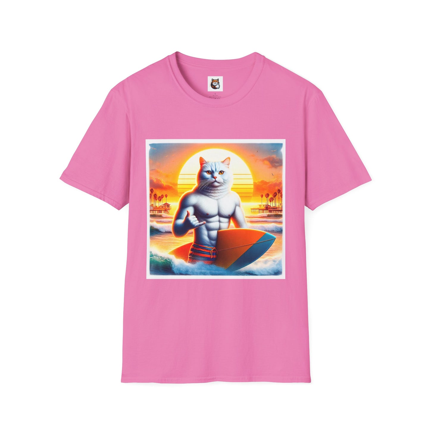 Domestic Cat Unisex Softstyle T-Shirt