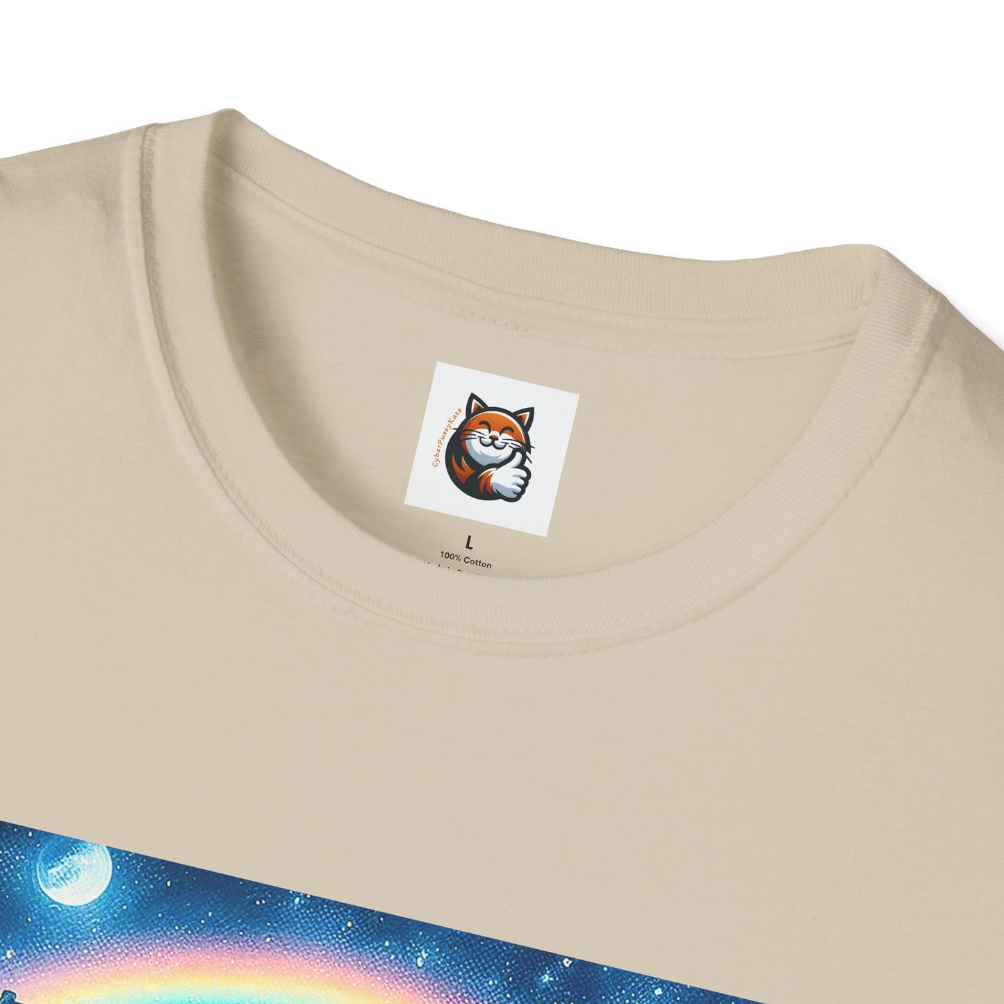 Russian Blue Cat Unisex Softstyle T-Shirt