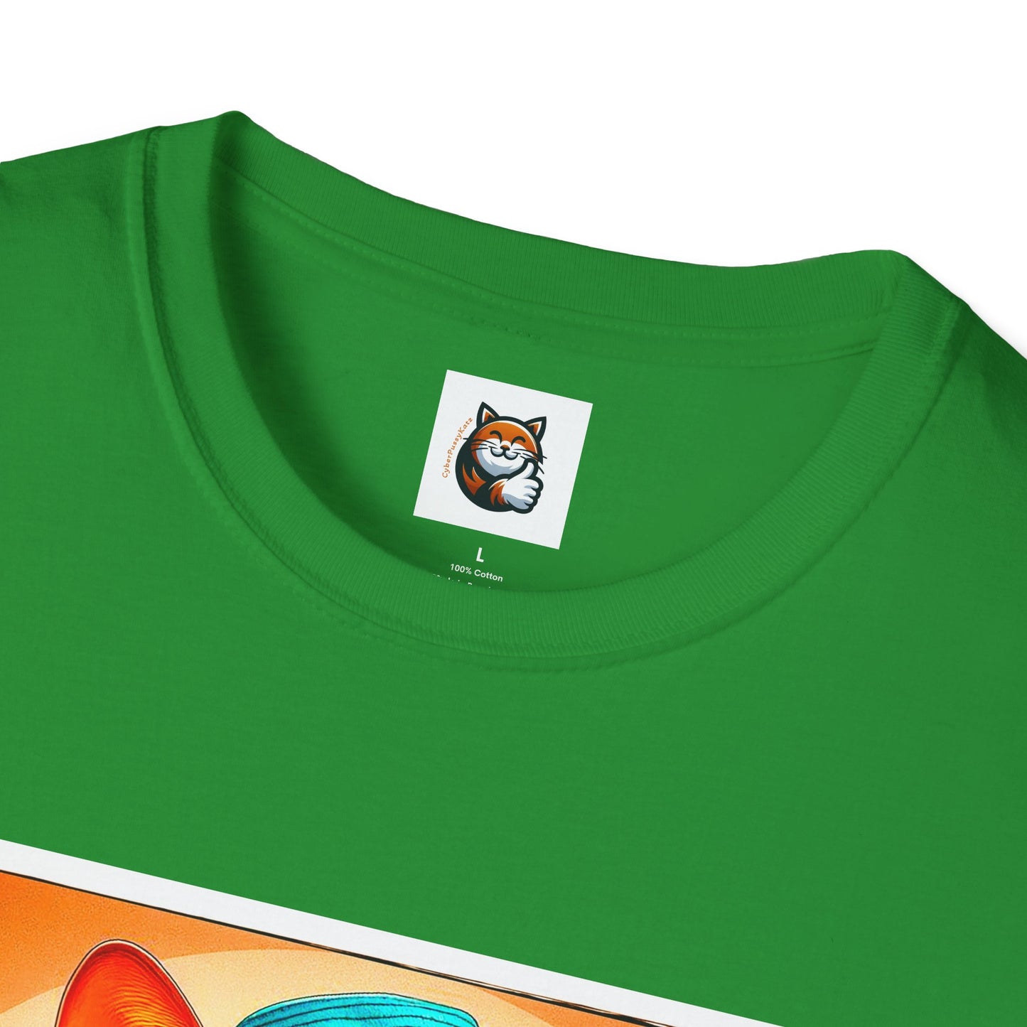 Abyssinian surfing Softstyle T-Shirt