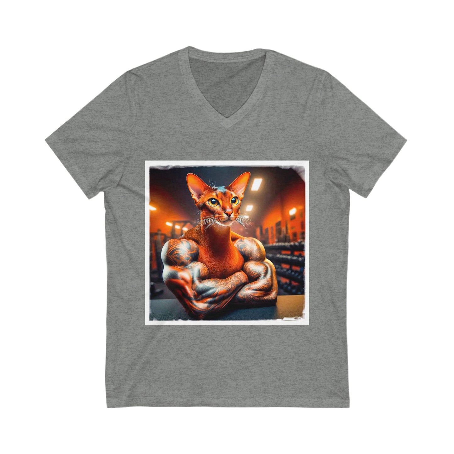 Abyssinian trainer Jersey Short Sleeve V-Neck Tee