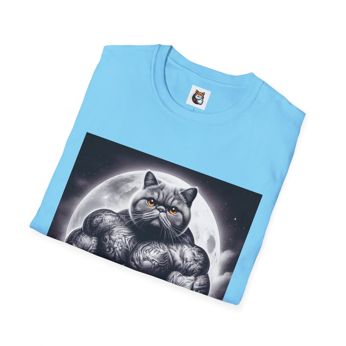 Exotic Shorthair Cat Unisex Softstyle T-Shirt