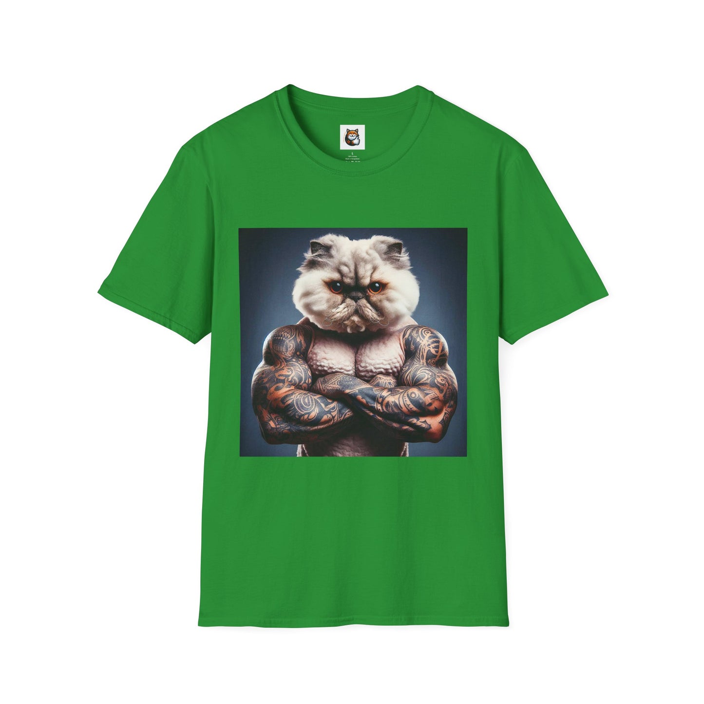 Selkirk Rex Cat T-Shirt - gym day