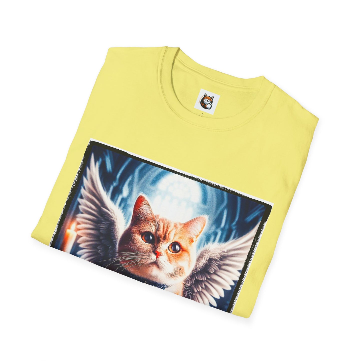 Domestic Cat Angel and clouds T-Shirt