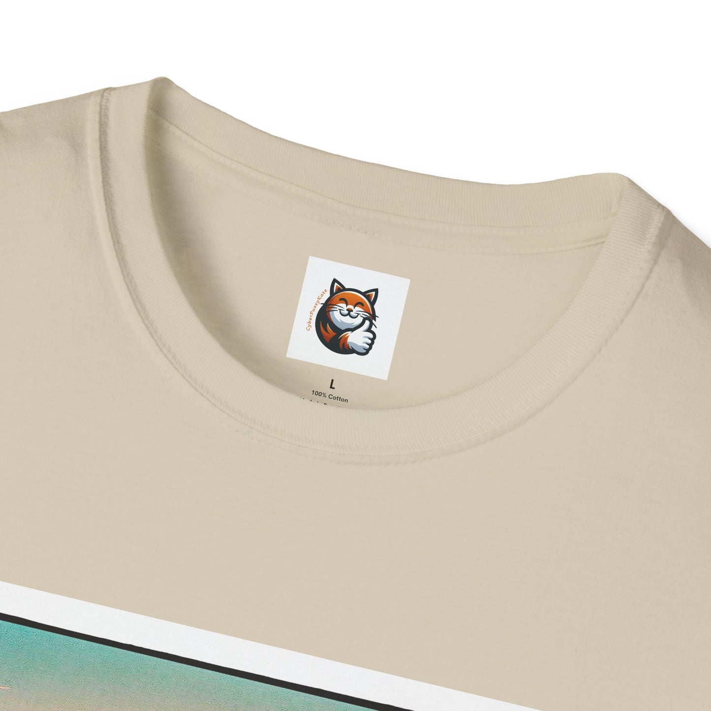 Wacky Devon Rex vintage car Unisex Softstyle T-Shirt