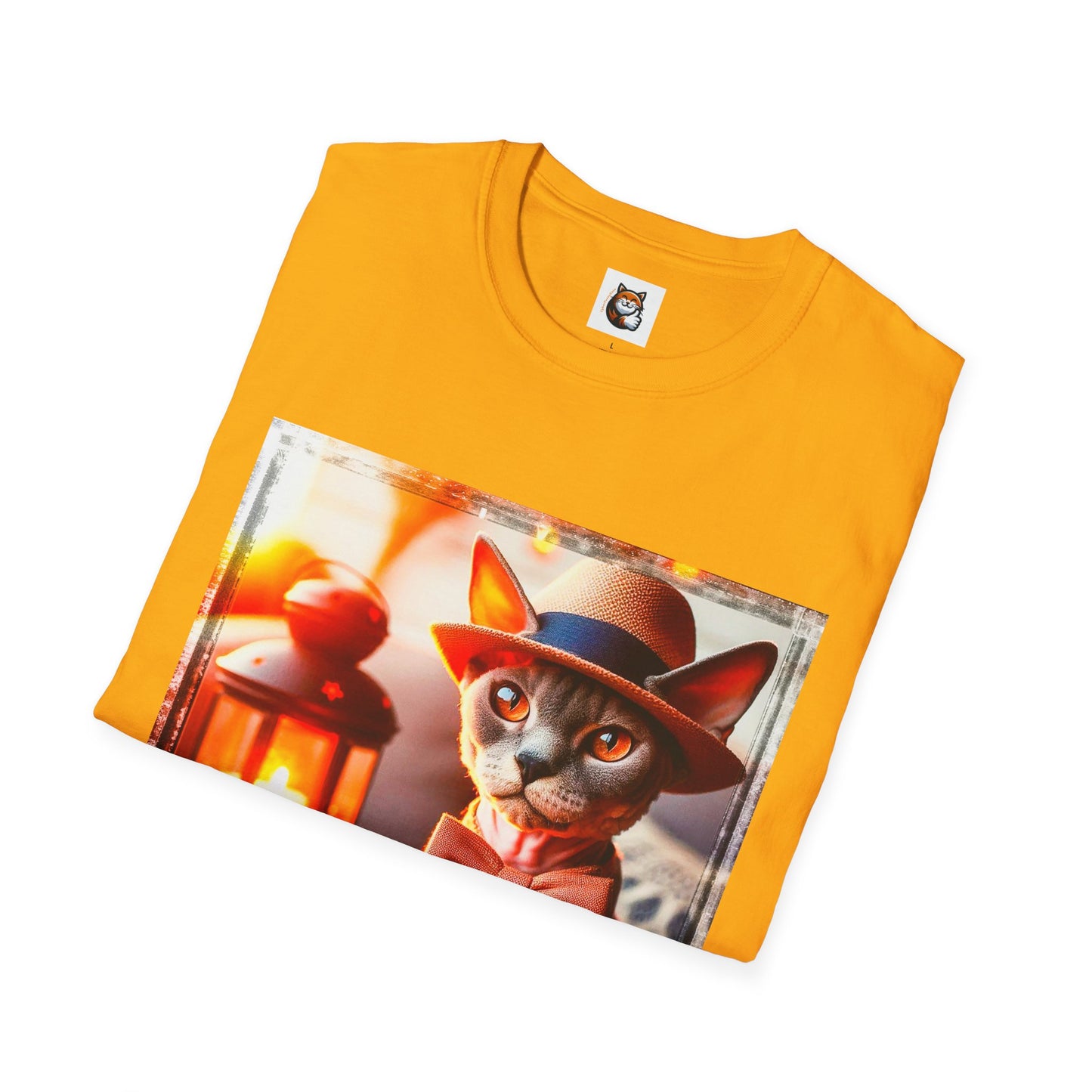 Devon Rex Cat Unisex Softstyle T-Shirt