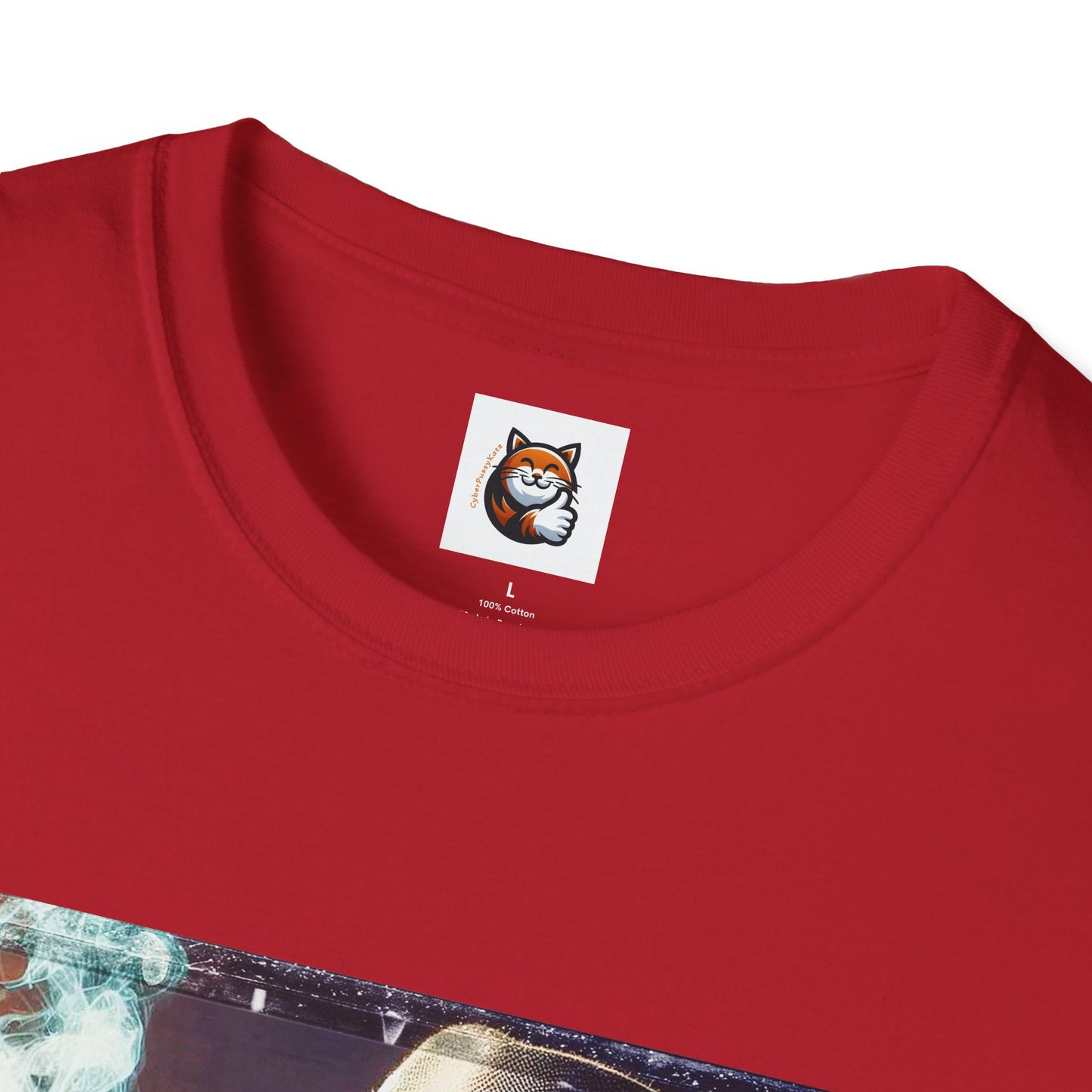 Devon Rex Cat whiskey drinker Softstyle T-Shirt
