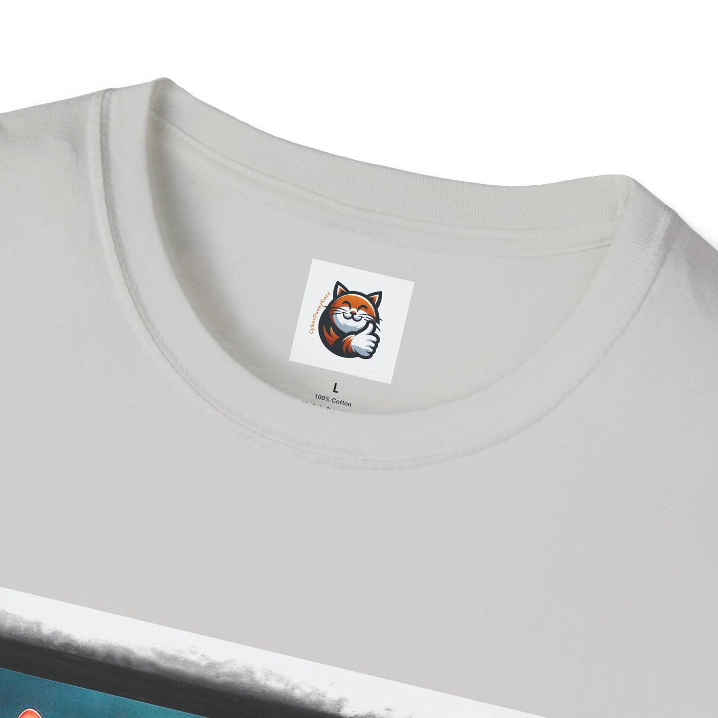 Wacky Cornish Rex Cat Unisex Softstyle T-Shirt