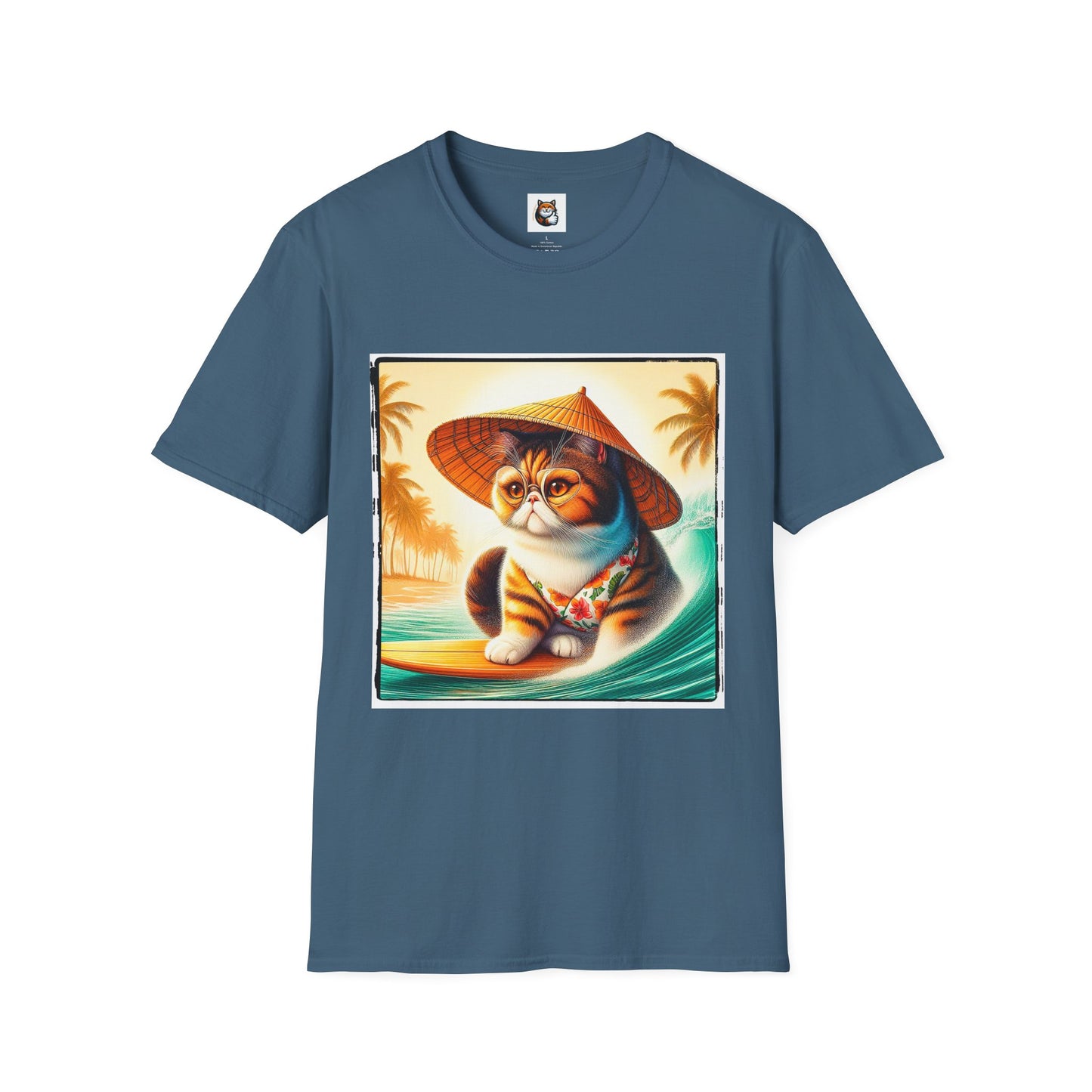 Exotic Shorthair Cat Unisex Softstyle T-Shirt