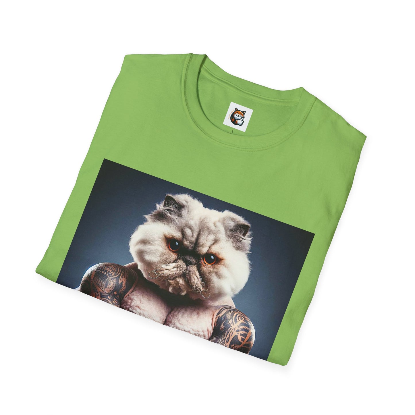Selkirk Rex Cat T-Shirt - gym day