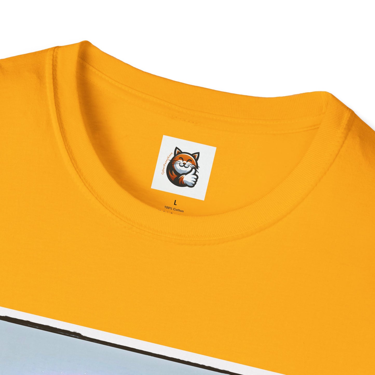 Devon Rex Cat rainbow Softstyle T-Shirt