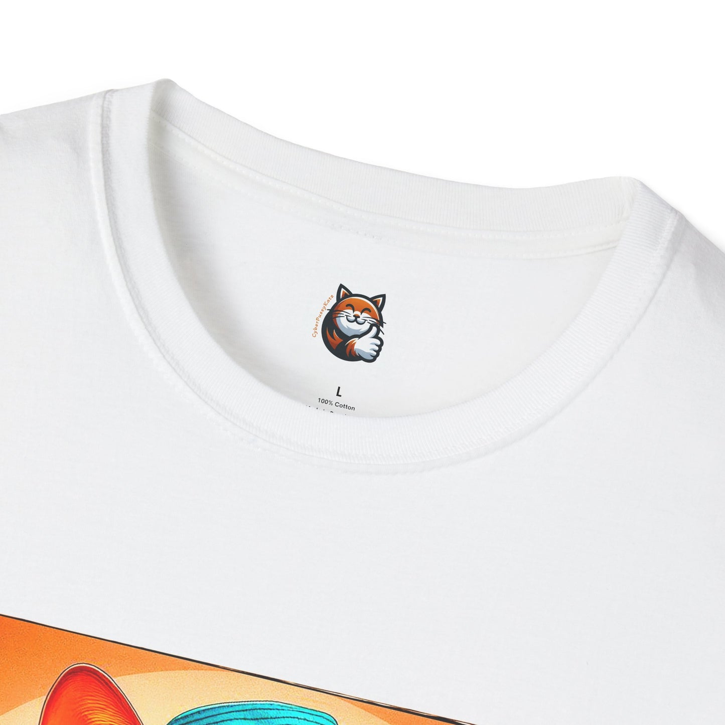Abyssinian surfing Softstyle T-Shirt