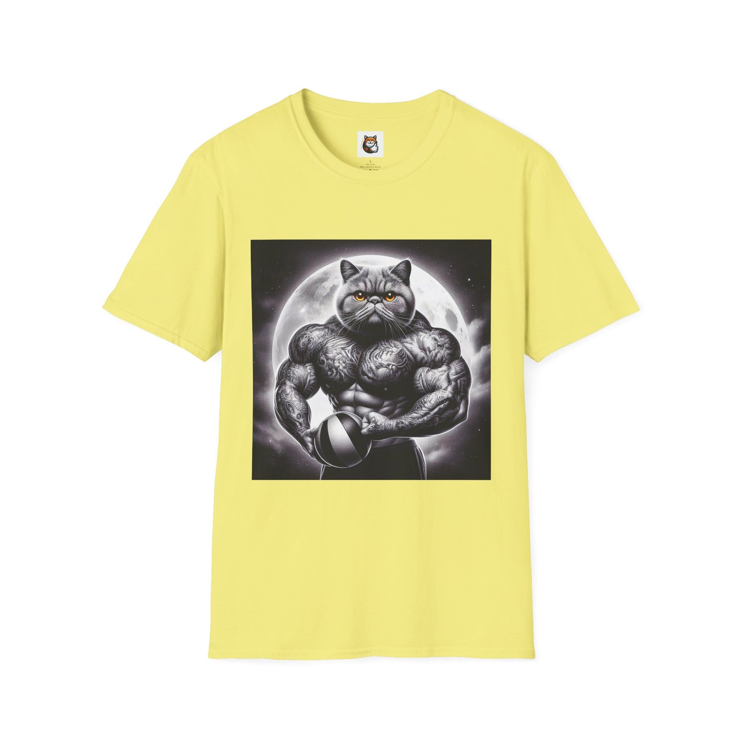 Exotic Shorthair Cat Unisex Softstyle T-Shirt