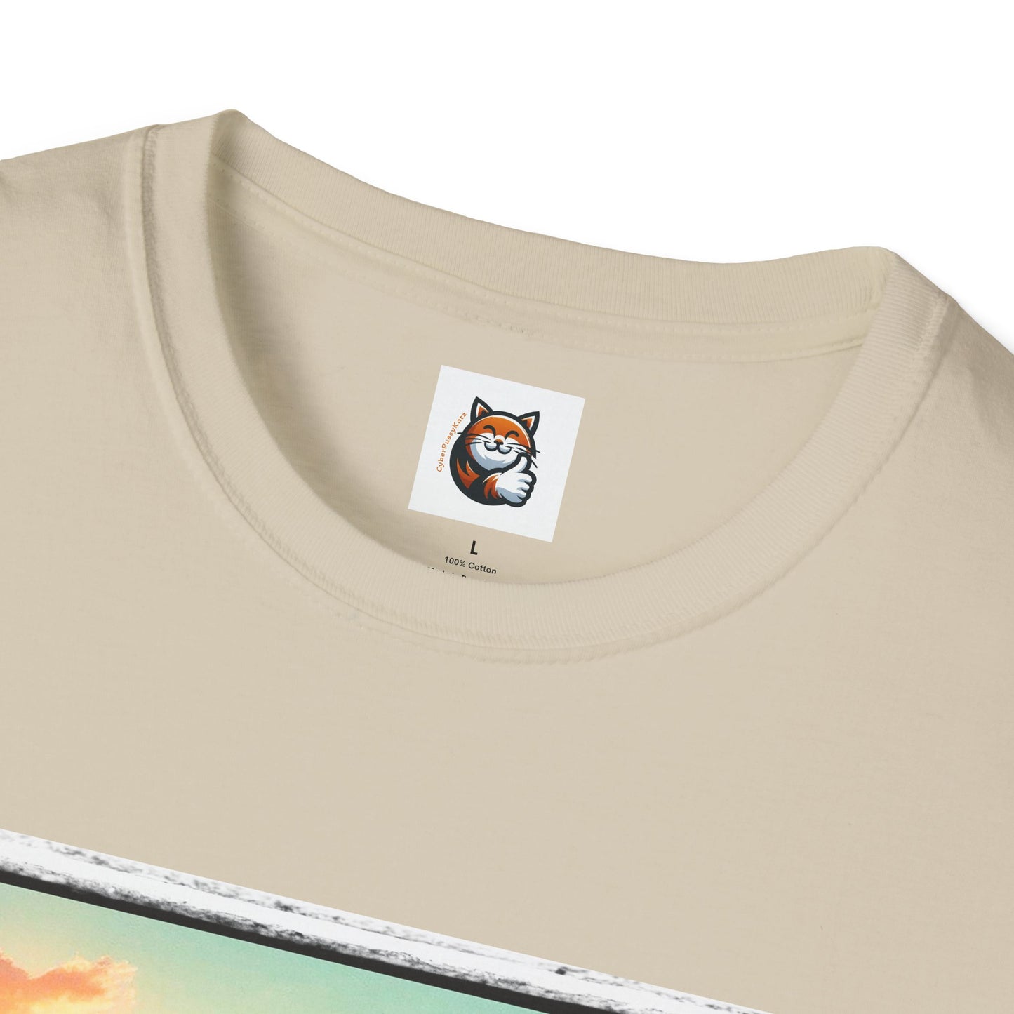 Wacky Cornish Rex Cat couple driving T-Shirt