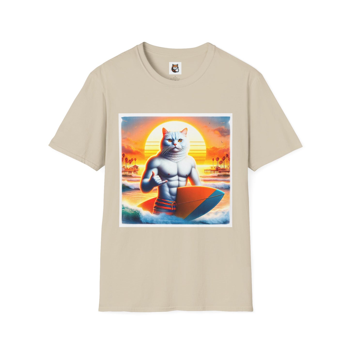 Domestic Cat Unisex Softstyle T-Shirt