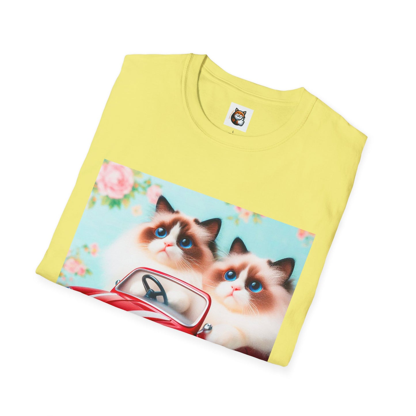 Wacky Ragdoll Unisex Softstyle T-Shirt
