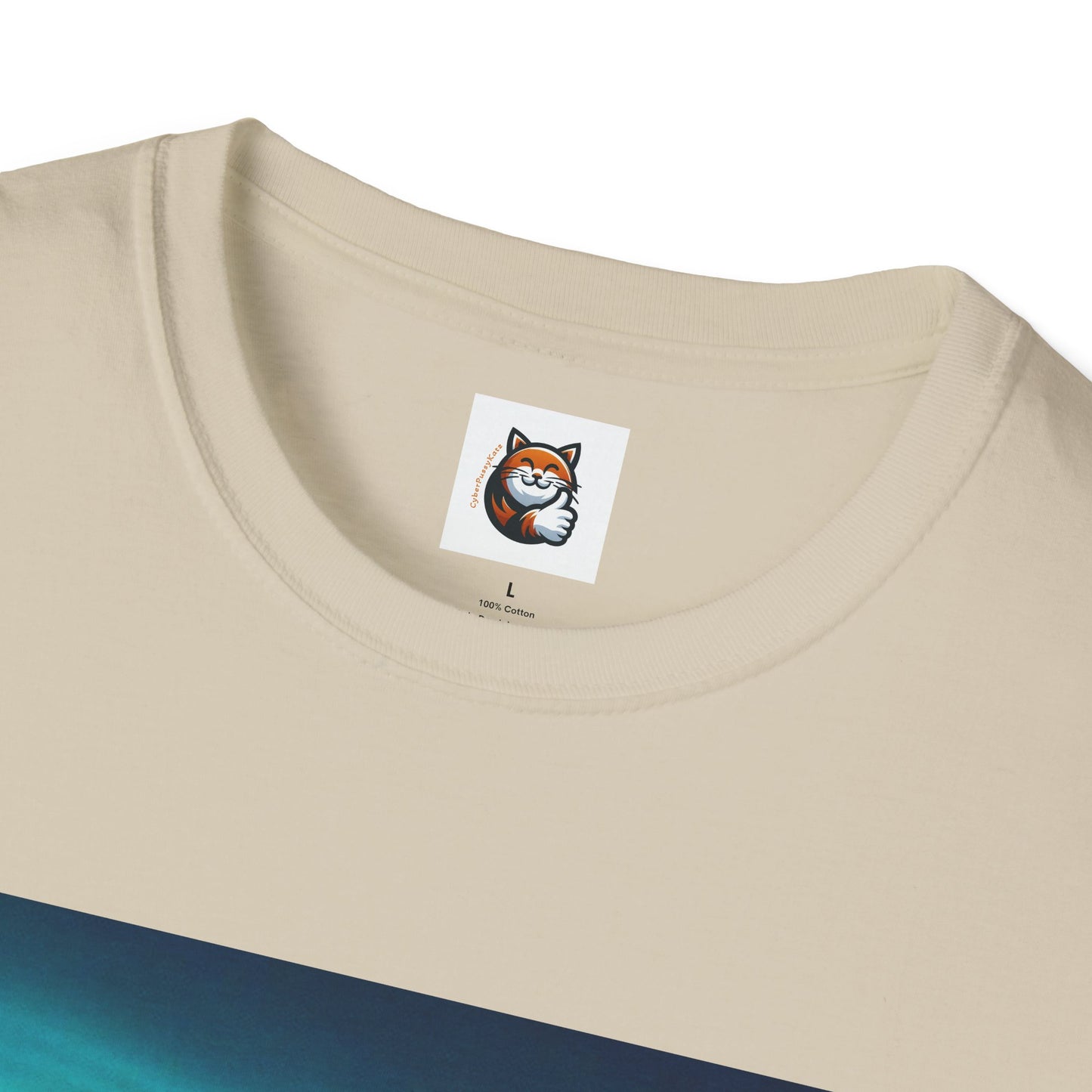 Wacky Persian Cat Unisex Softstyle T-Shirt