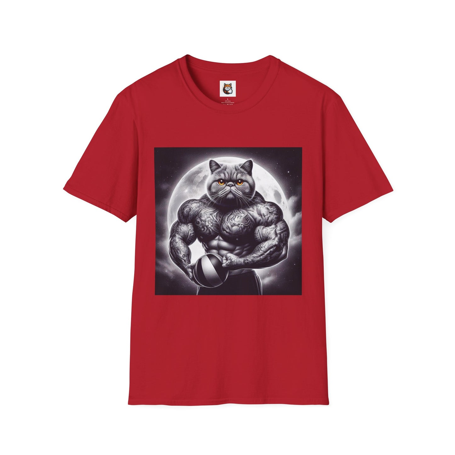 Exotic Shorthair Cat Unisex Softstyle T-Shirt