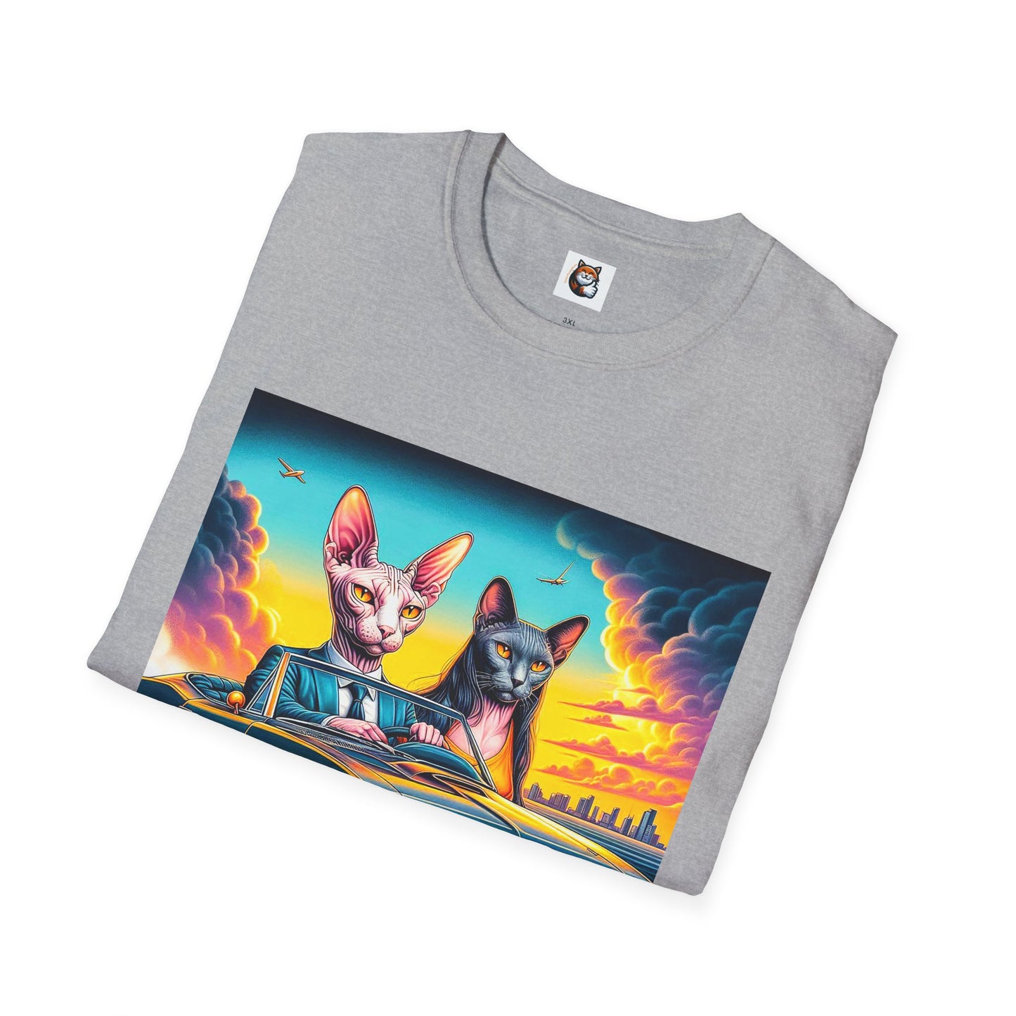 Wacky Sphynx Cat cats driving