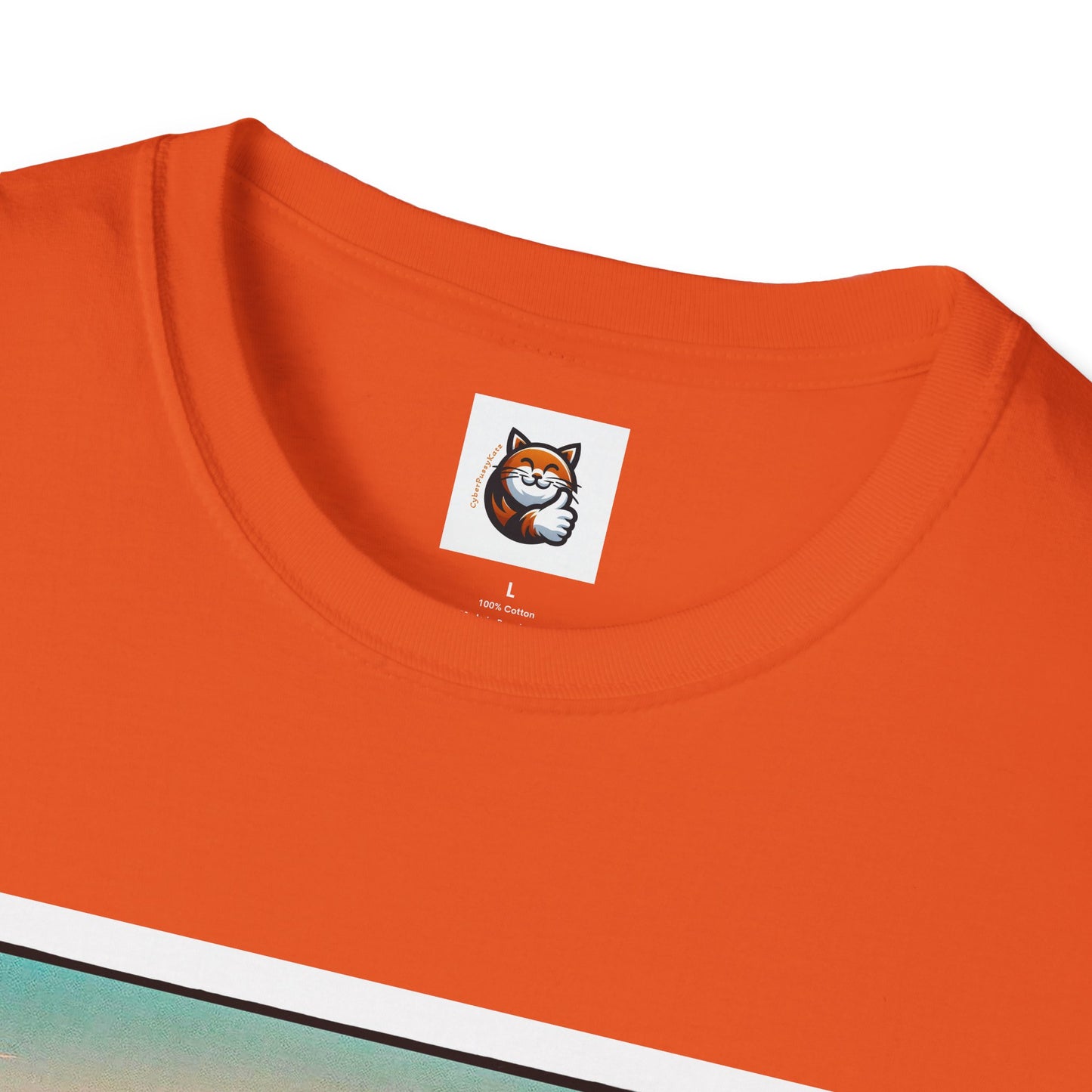 Wacky Devon Rex vintage car Unisex Softstyle T-Shirt