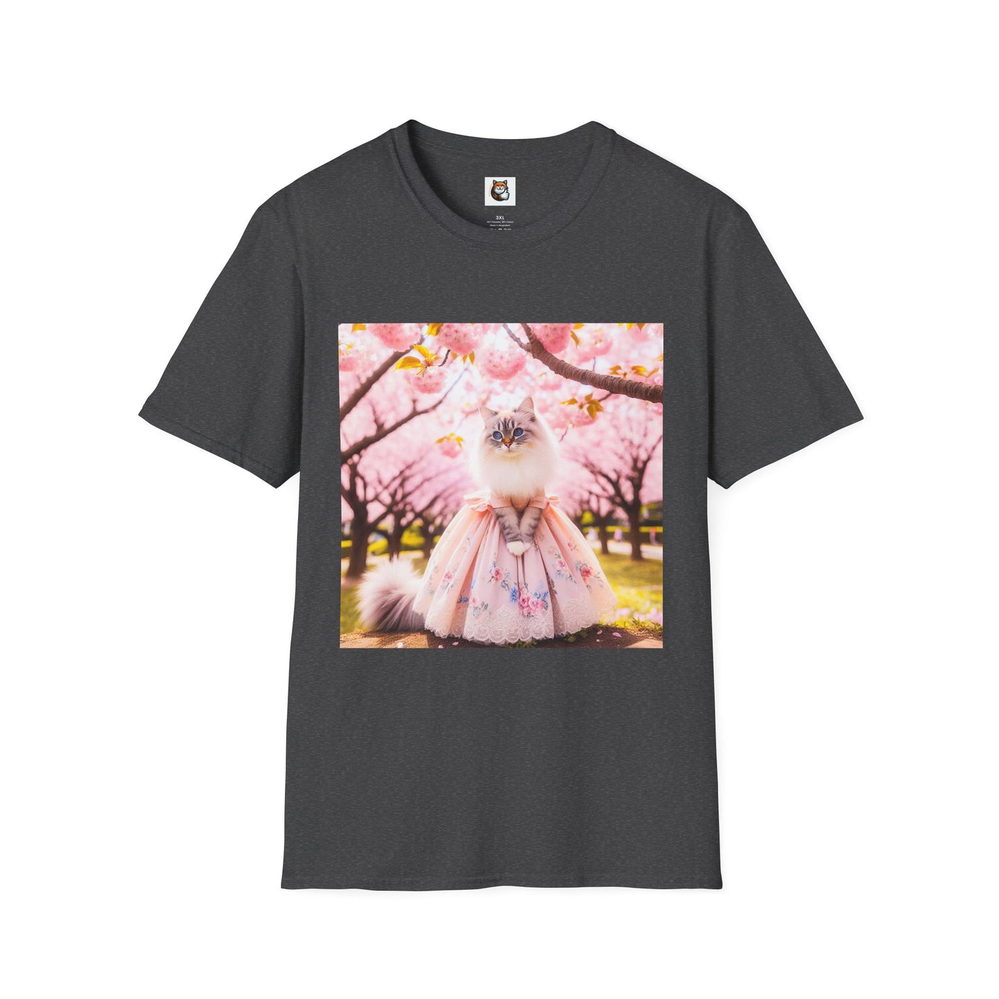 Siberian Cat pink dress shirt