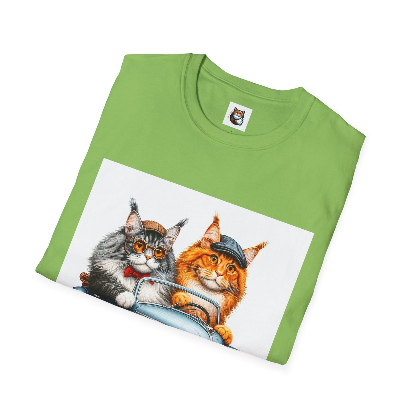 Wacky Maine Coon Unisex Softstyle T-Shirt