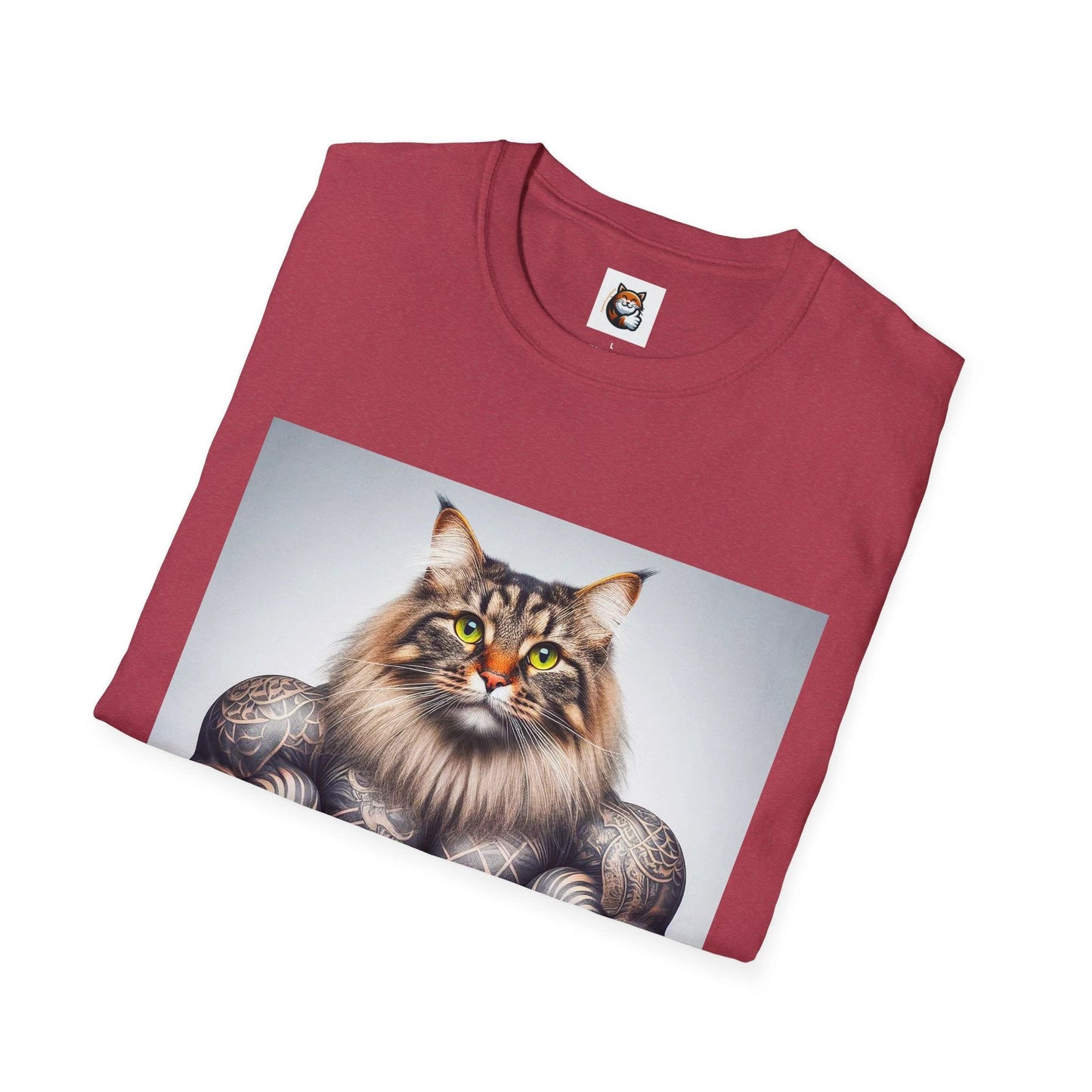 Norwegian Forest Cat Unisex Softstyle T-Shirt by Printify