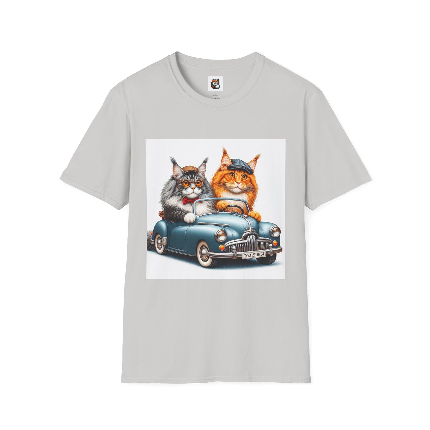Wacky Maine Coon Unisex Softstyle T-Shirt