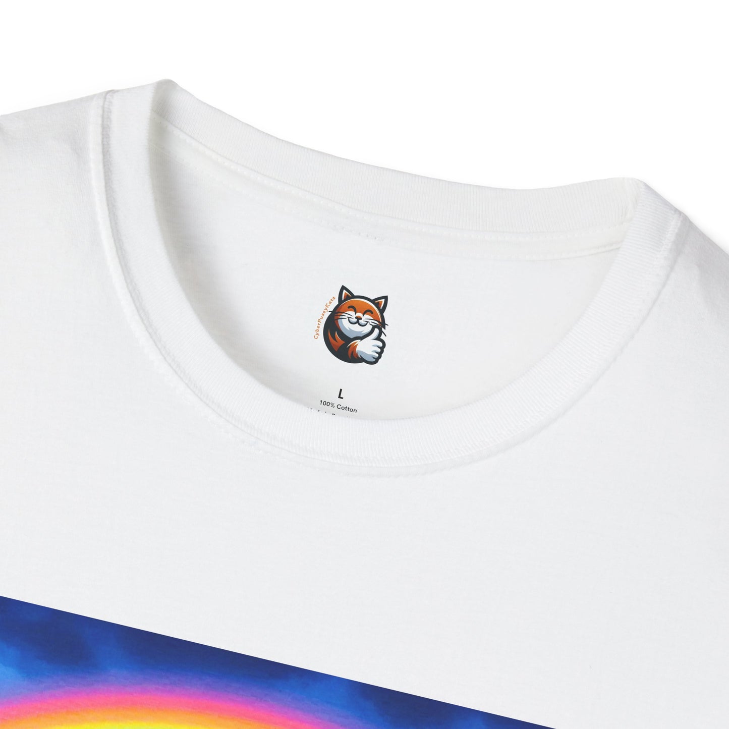 Russian Blue Cat Unisex Softstyle T-Shirt