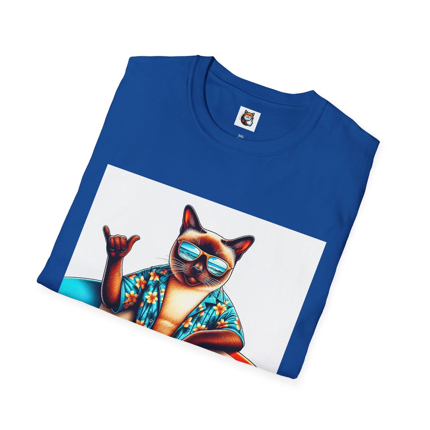 Siamese Cat surfing