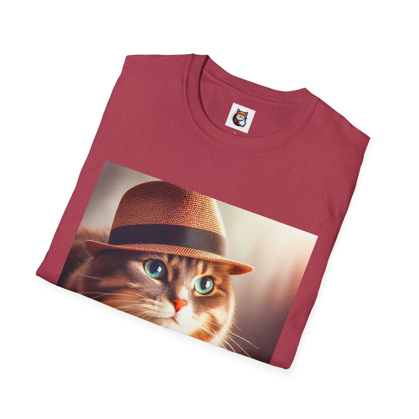 Domestic Cat Unisex Softstyle T-Shirt by Printify