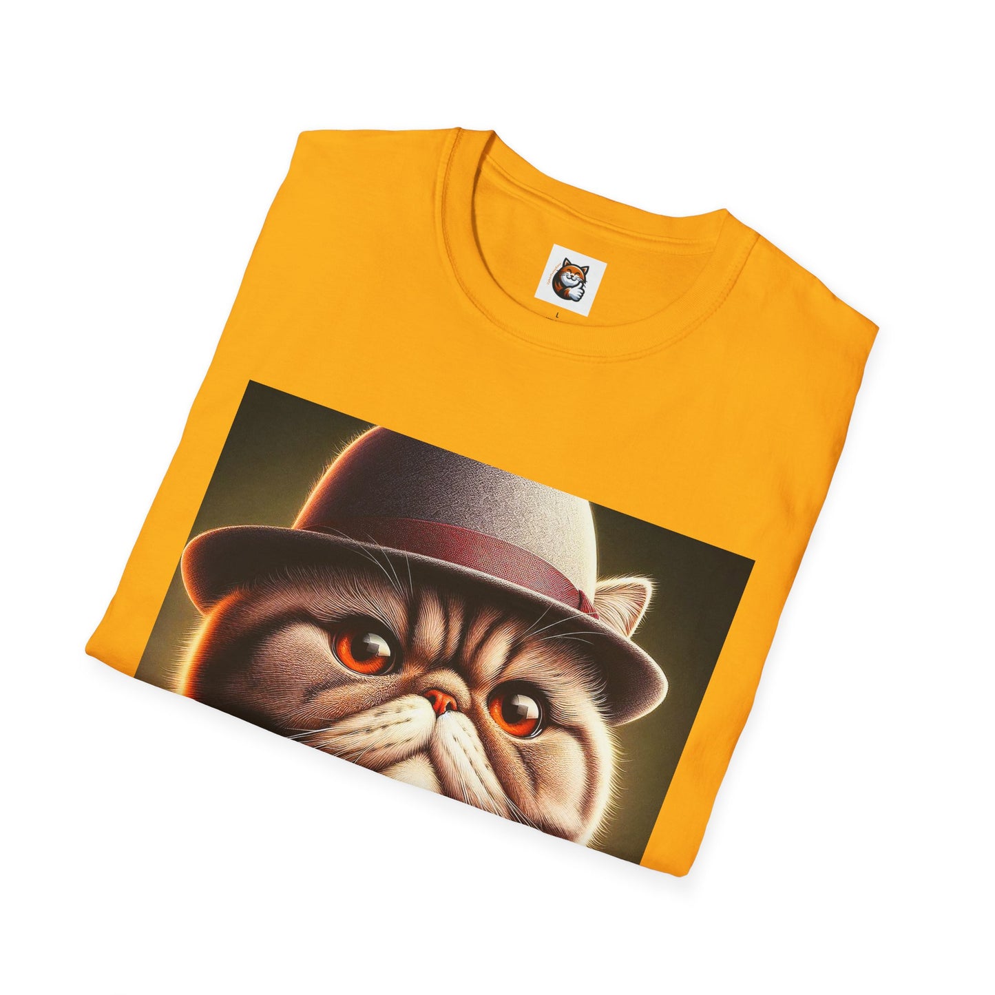 Exotic Shorthair Cat Unisex Softstyle T-Shirt