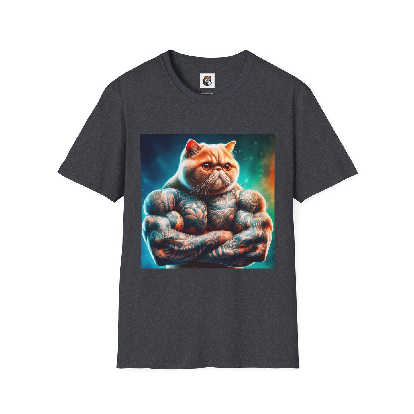 Exotic Shorthair Cat Unisex Softstyle T-Shirt