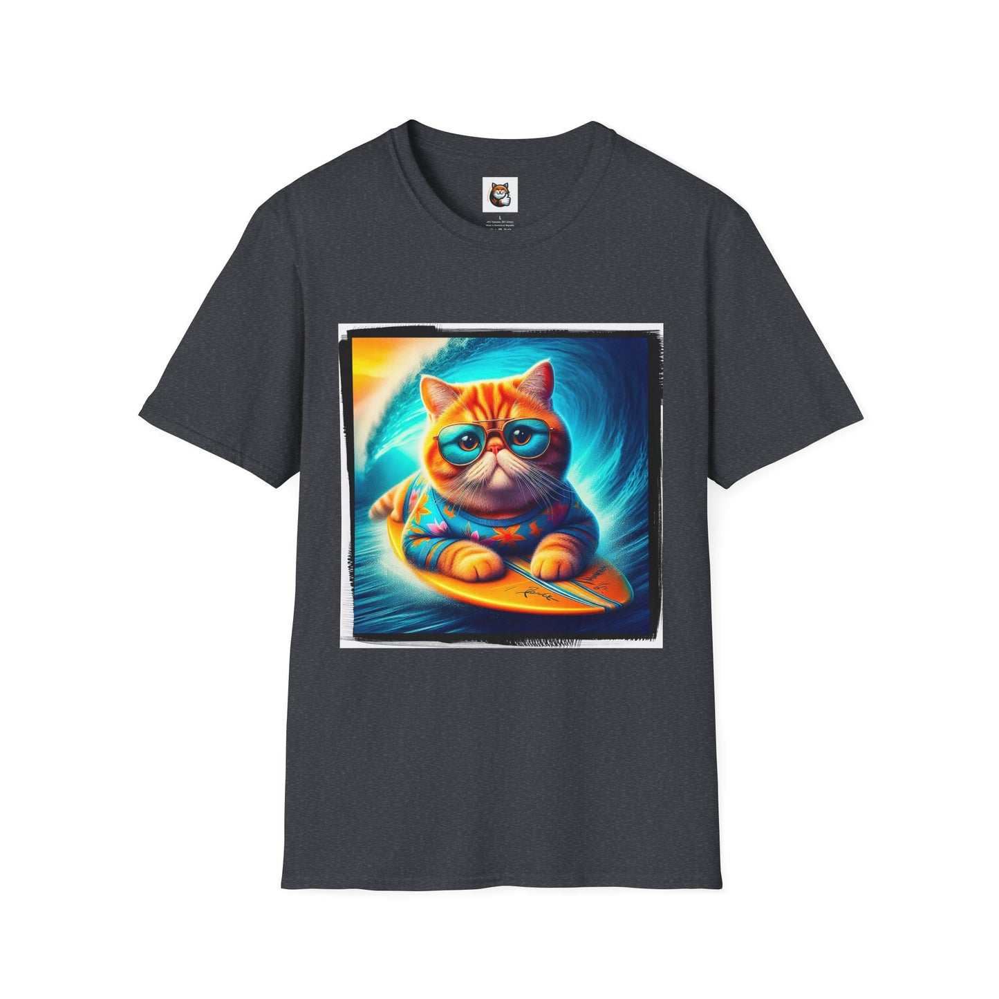 Exotic Shorthair Cat Unisex Softstyle T-Shirt