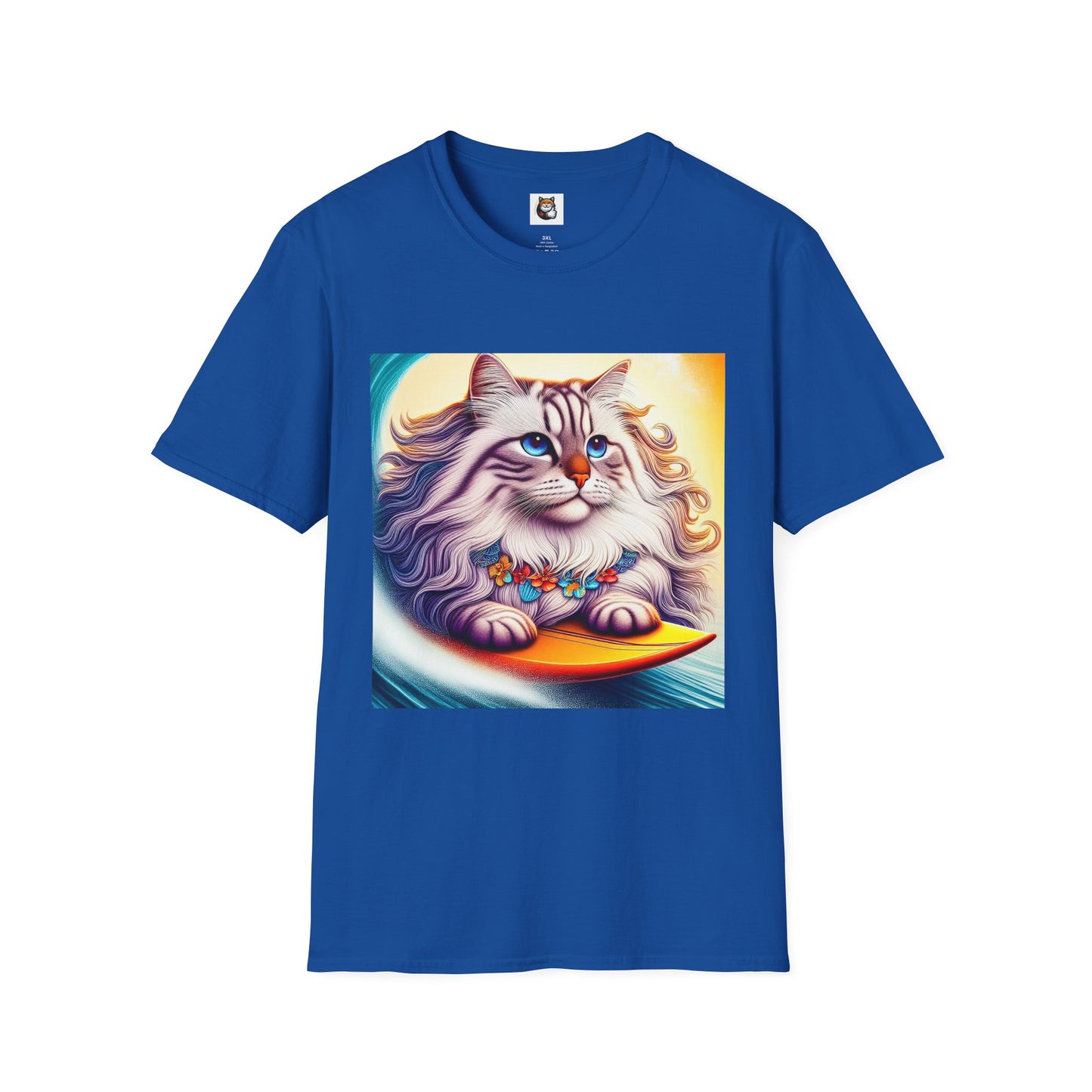 Siberian Cat surfing beauty