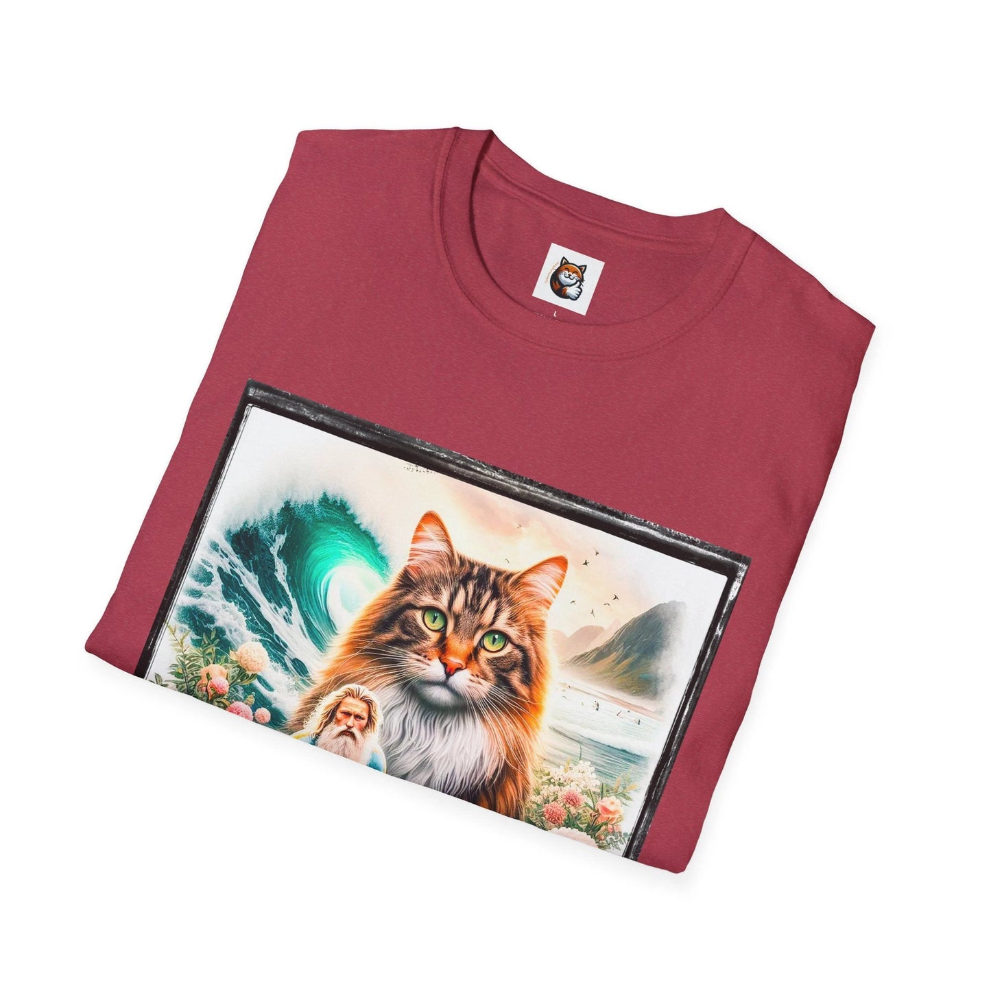 Norwegian Forest Cat Unisex Softstyle T-Shirt by Printify