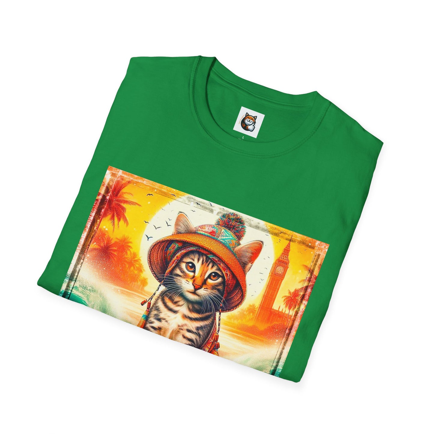 Domestic Cat Unisex Softstyle T-Shirt