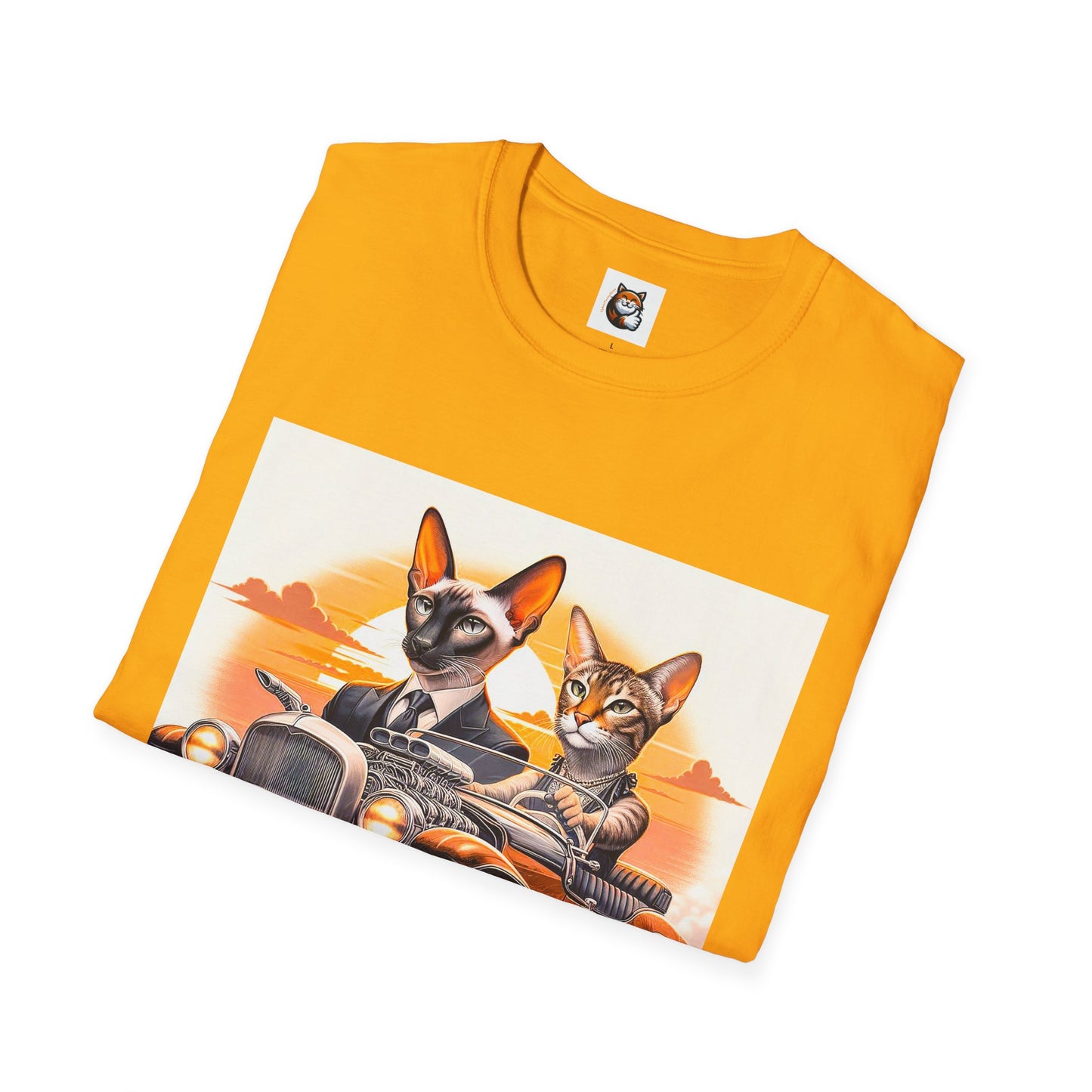 Wacky Oriental Shorthair Unisex Softstyle T-Shirt