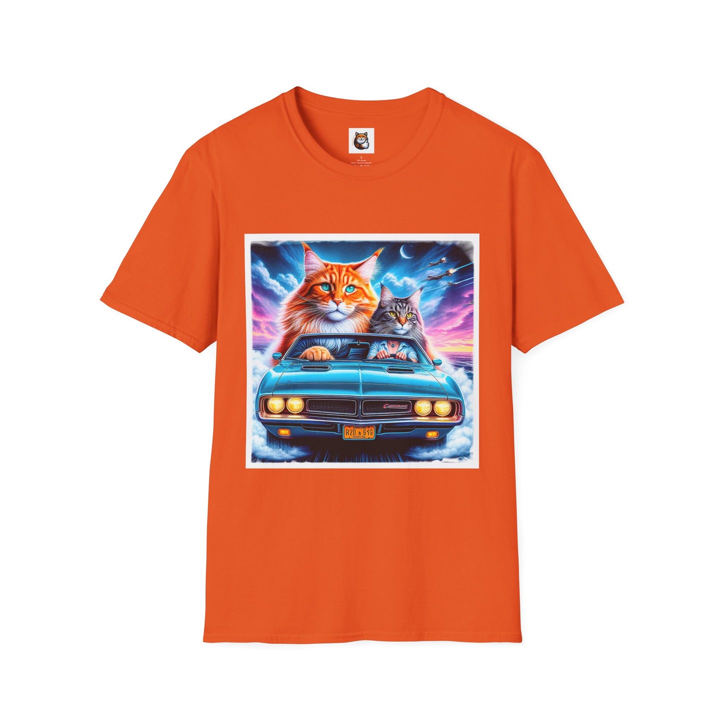 Wacky Maine Coon Unisex Softstyle T-Shirt