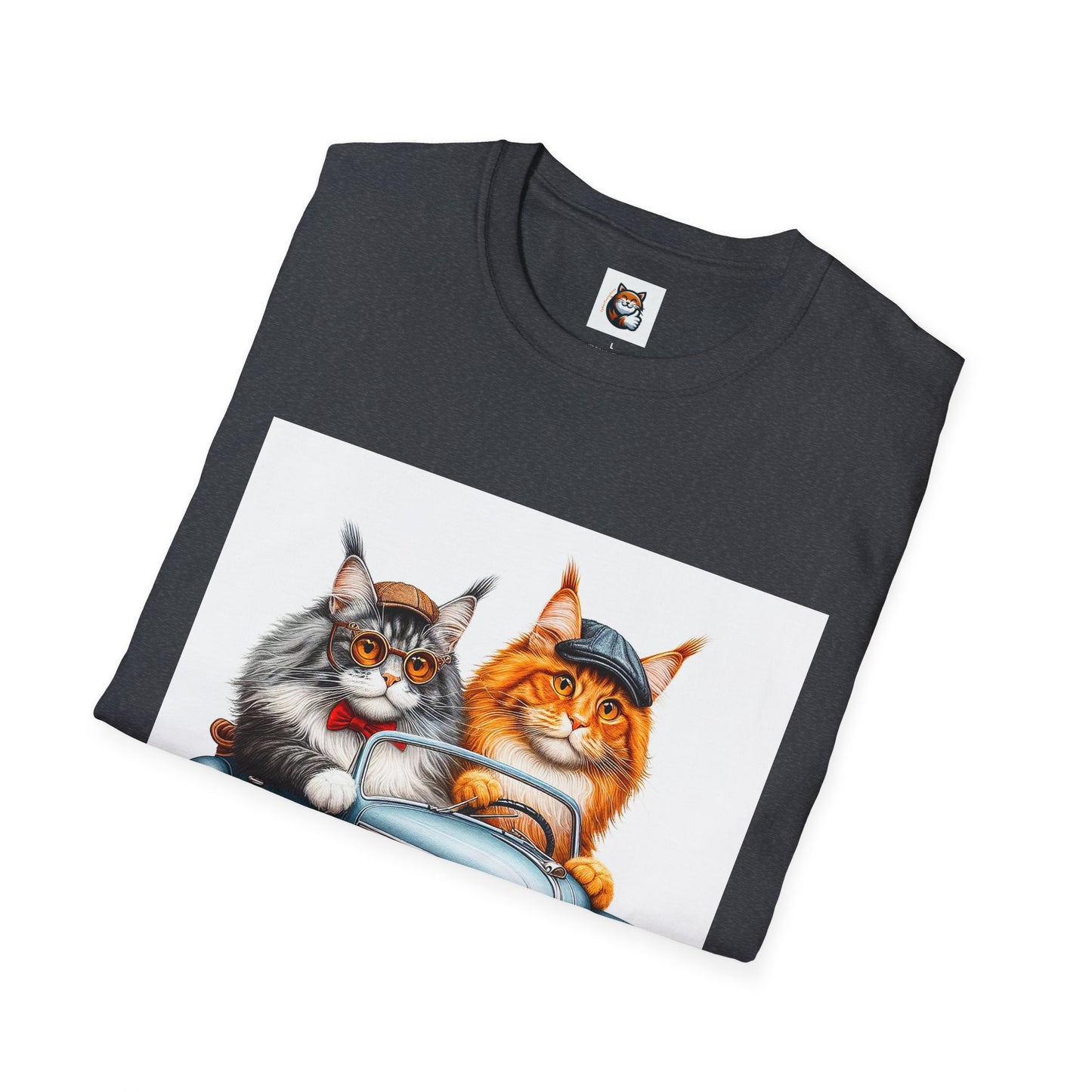Wacky Maine Coon Unisex Softstyle T-Shirt