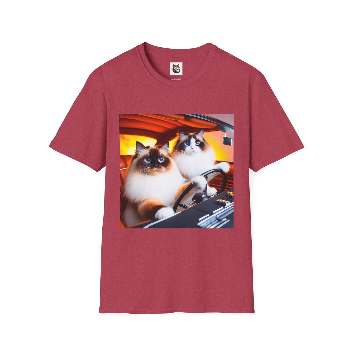 Wacky Ragdoll Unisex Softstyle T-Shirt