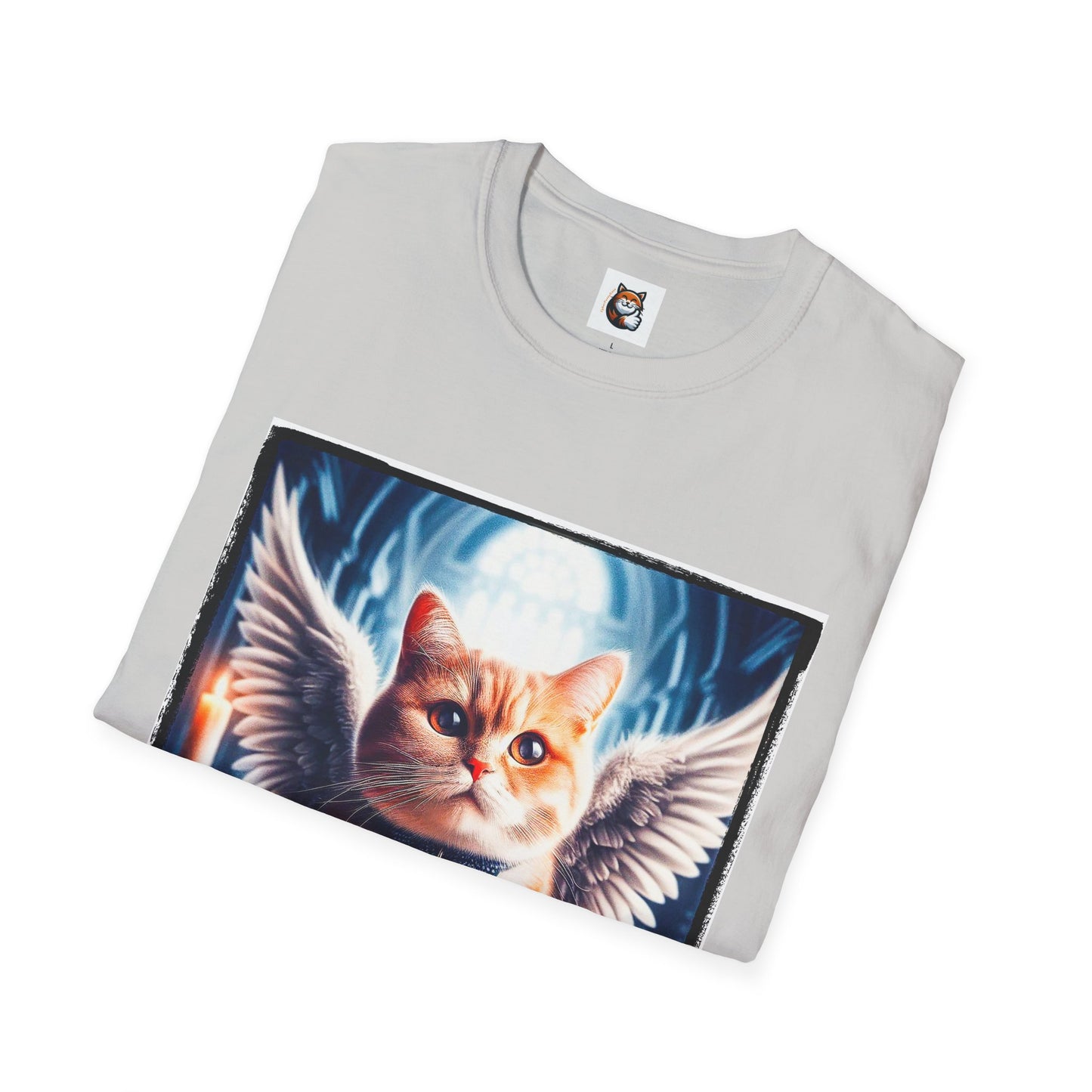 Domestic Cat Angel and clouds T-Shirt